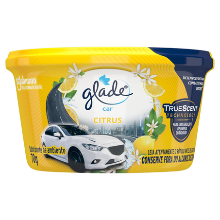 Purificador Gel Glade Car 70g - Citrus
