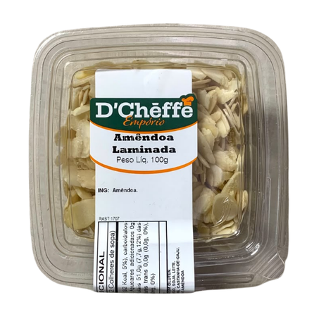 amêndoa laminada d´cheffe 100g