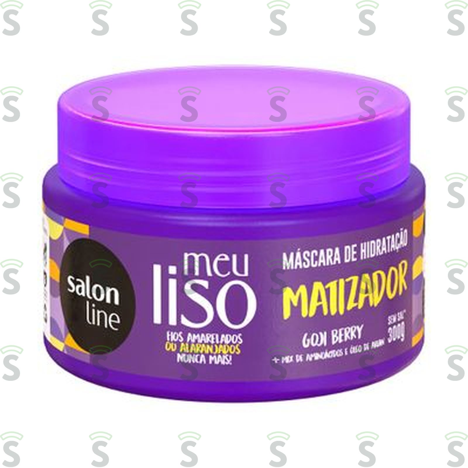 Máscara de Hidratação Salon Line Meu Liso Matizador Embalagem 300G