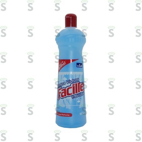  Limpa Vidros Facille Tradicional Squeeze 550ml - Embalagem Econômica