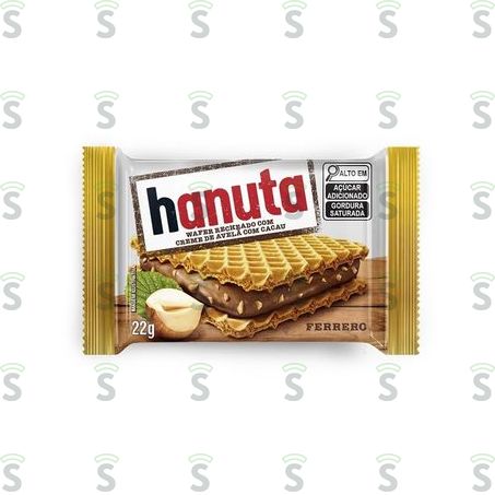  Wafer Recheado Hanuta 22g
