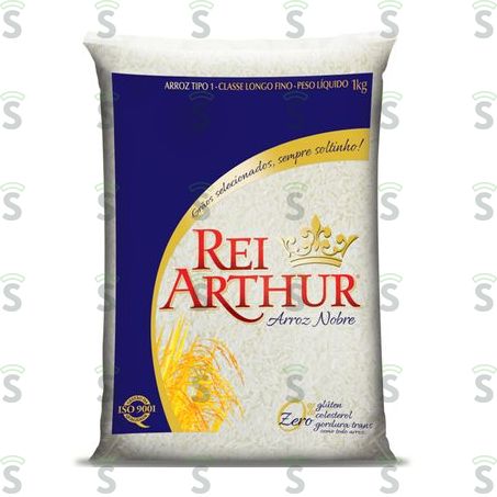  Rei Arthur-arroz T-1 1kg Branco