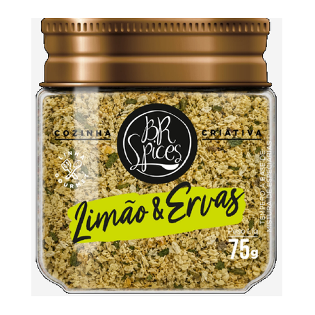 Tempero Frasco Br Spices Limão e Ervas 75g