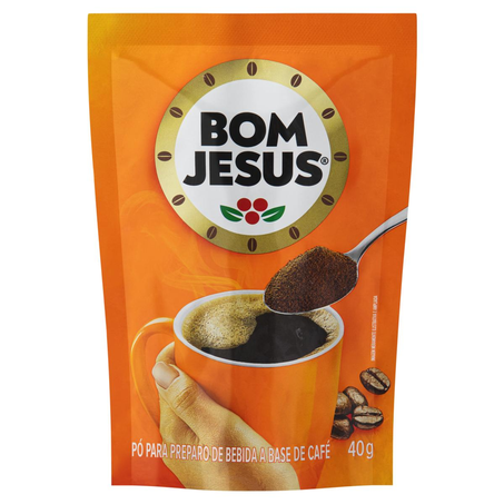 Café Solúvel Bom Jesus 40g - Tradicional - Sachê