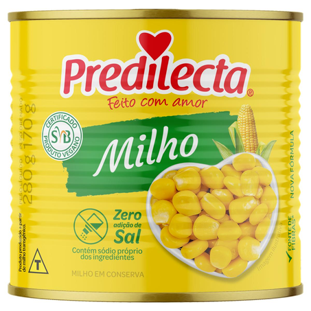 Milho-verde Predilecta 170g - Lata
