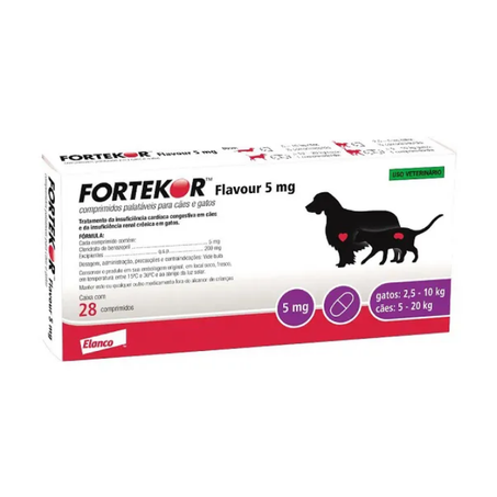 Fortekor Insuficiência Cardíaca e Renal 5mg 28 Comprimidos