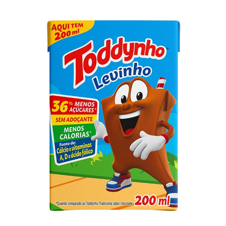 Bebida Láctea UHT Toddynho 200ml - Chocolate - Levinho - TP