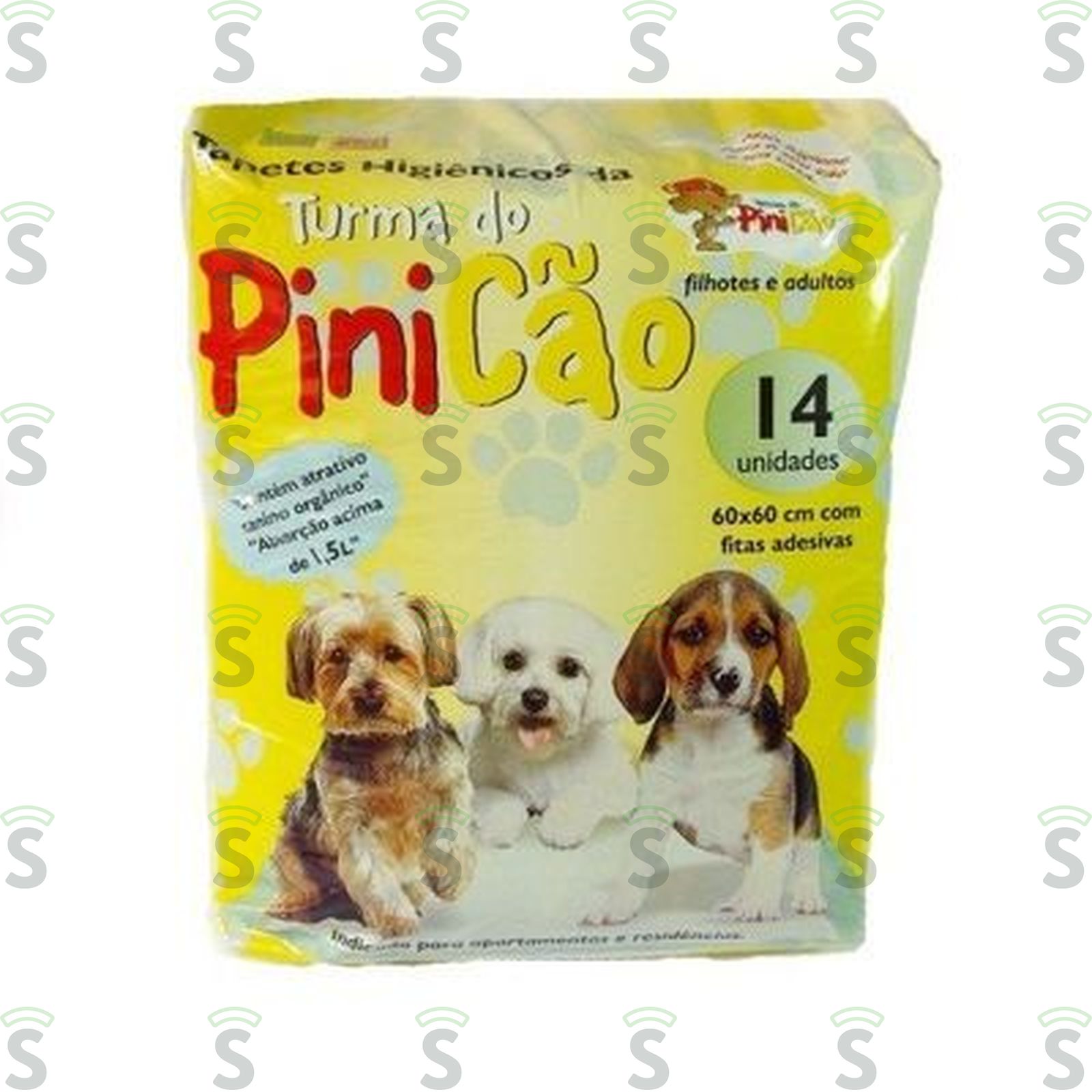 Pinicao-tapete higienico 60x60 c/14