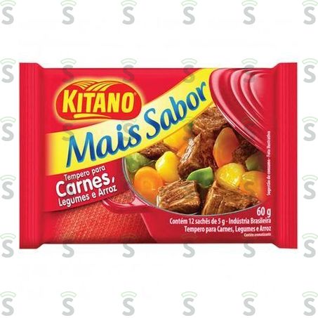  Kitano-mais Sabor Tempero 60g Carnes