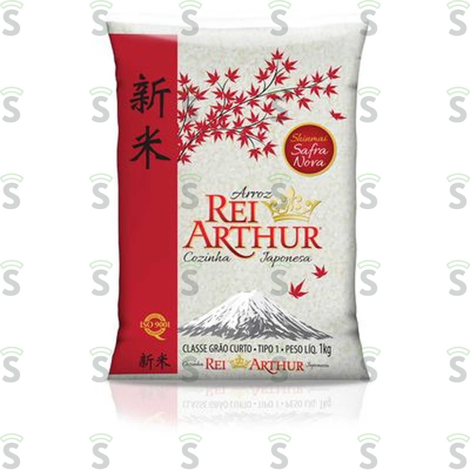 Rei arthur-arroz 1kg cul. japonesa