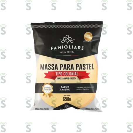  Massa Pastel Famigliare 650g Dgc