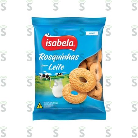  Biscoito Rosquinha Leite Isabela Pacote 350g
