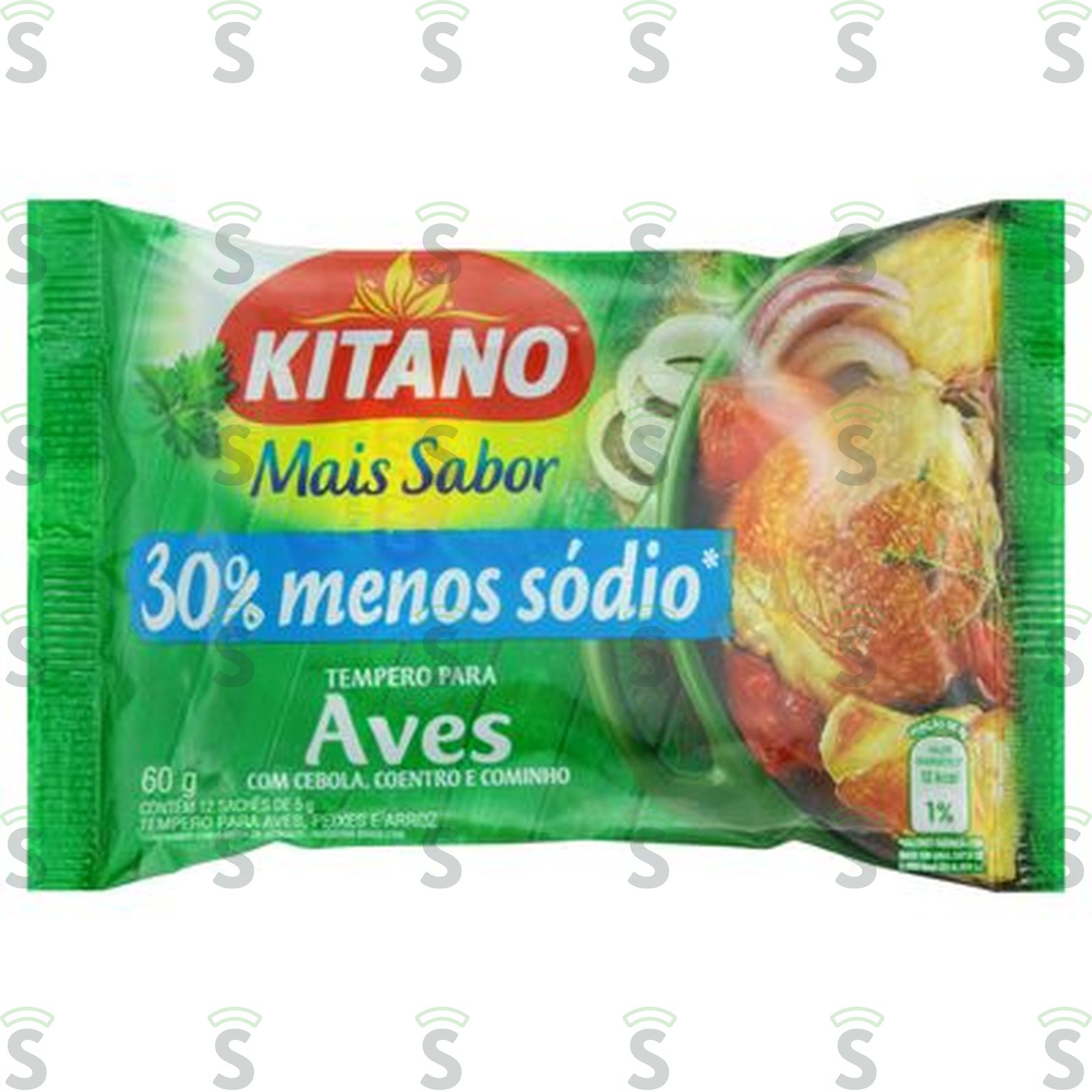 Kitano-mais sabor tempero 60g aves
