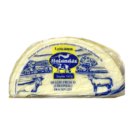 Queijo Fresco Holandês Colonial fracionado - aproximadamente 300g