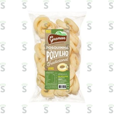  Biscoito de Polvilho Gusman Tradicional Embalagem 80g