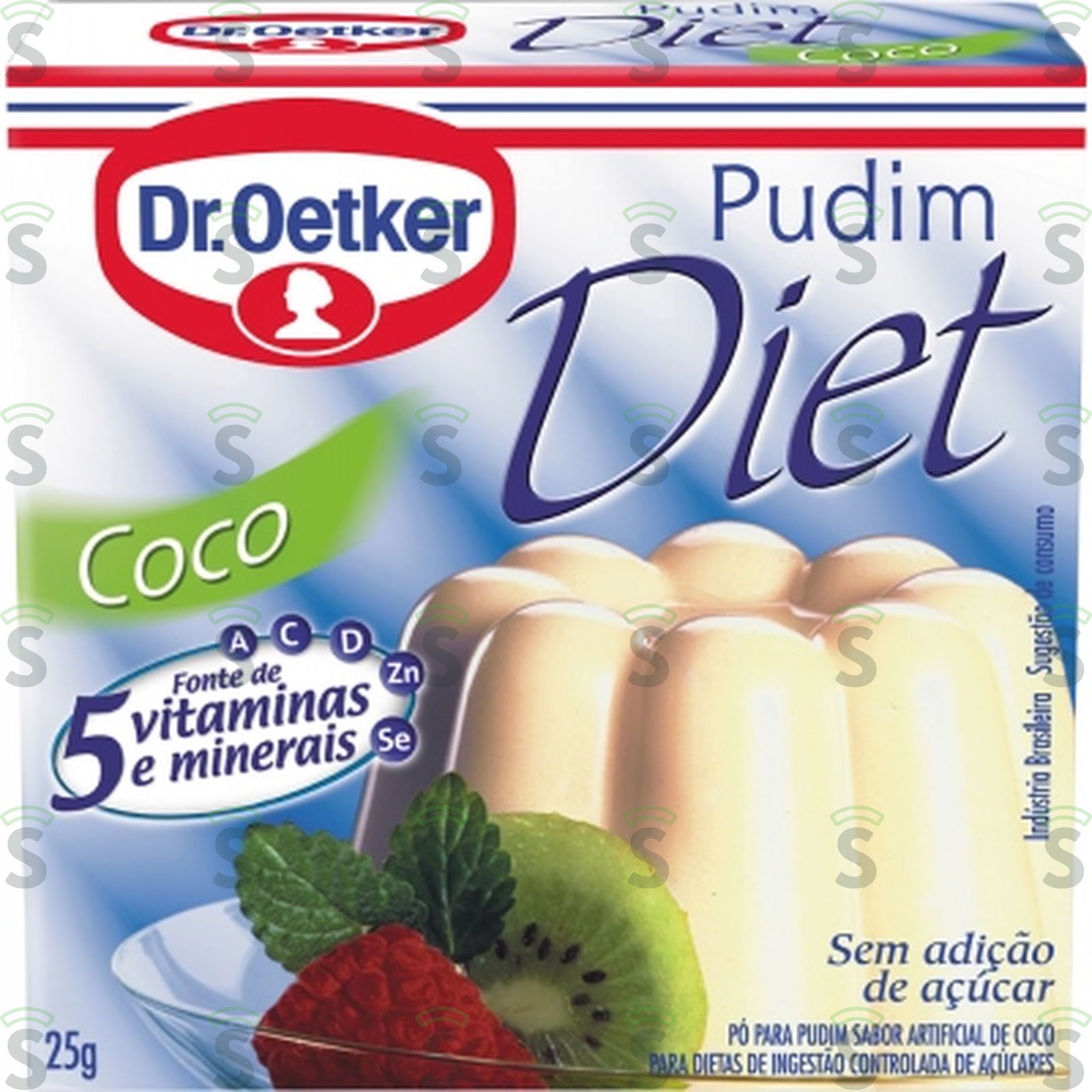Pó Para Pudim Dr Oetker Diet Coco Caixa 25G