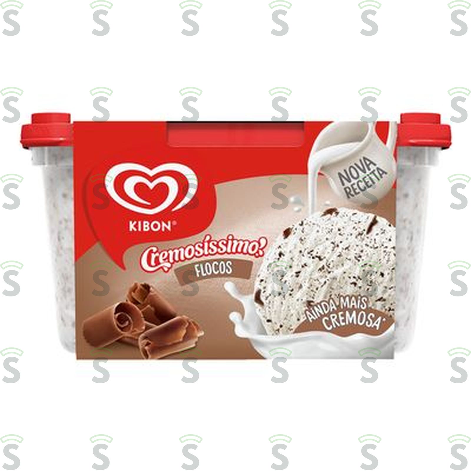 Kibon-sorvete 1.5l flocos