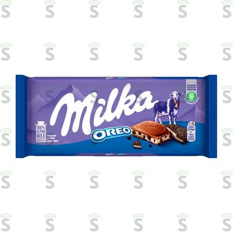  Chocolate Barra Milka Oreo Embalagem 100g