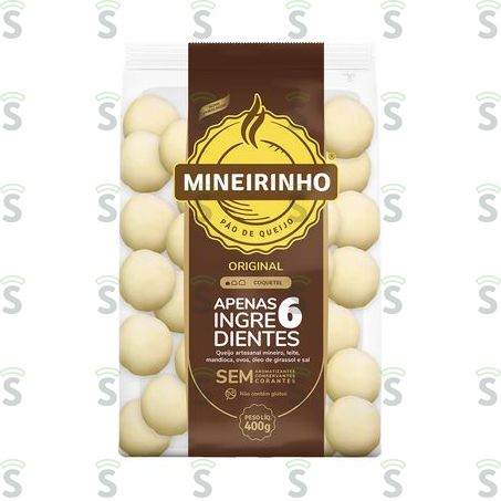  Pão de Queijo Mineirinho Coquetel 400g