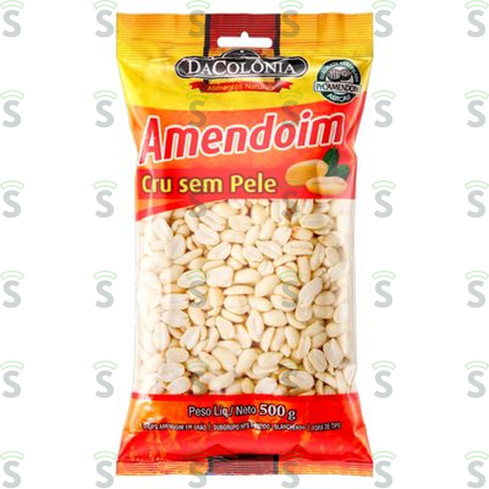 Dacolonia-amendoim cru sem pele 500g