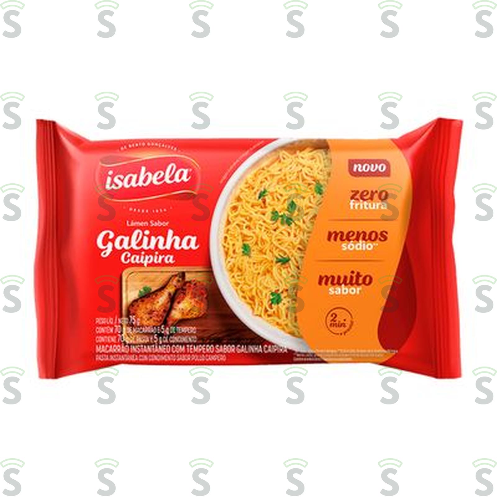 MACARRAO ISABELA 75G GALINHA CAIPIRA