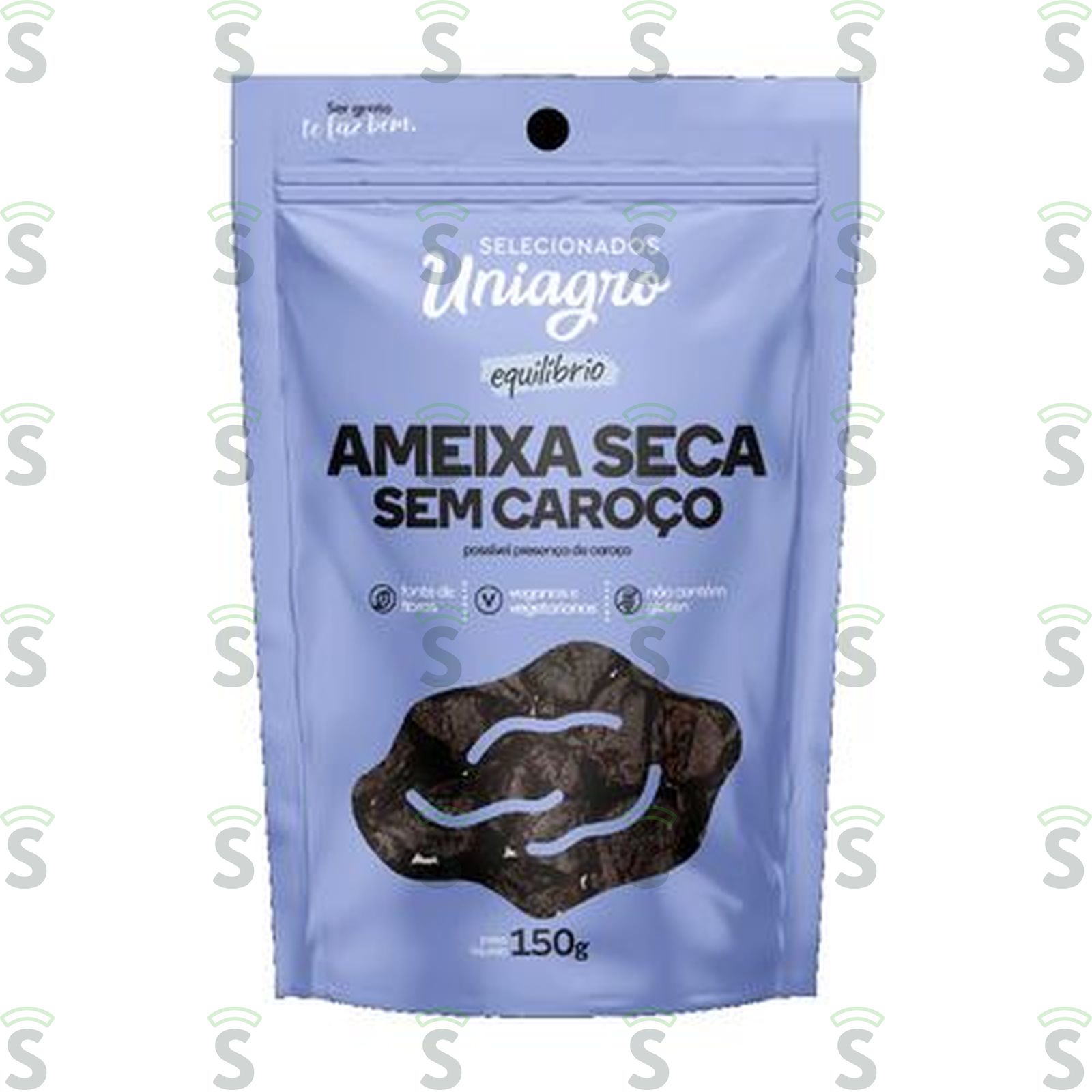 Uniagro-ameixa preta s/caroço 150g