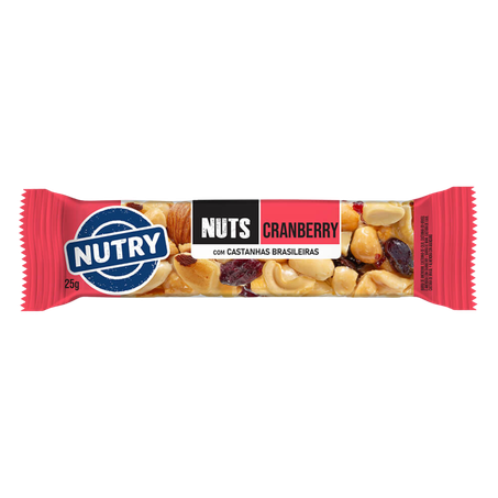 Barra De Nuts Nutry Cranberry 25g 
 