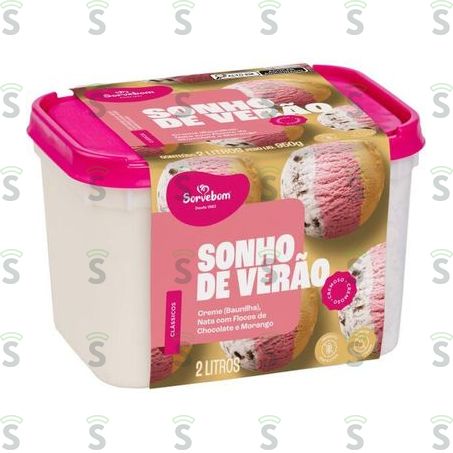  Sorvebom-sorvete 2lt Sonho de Verao