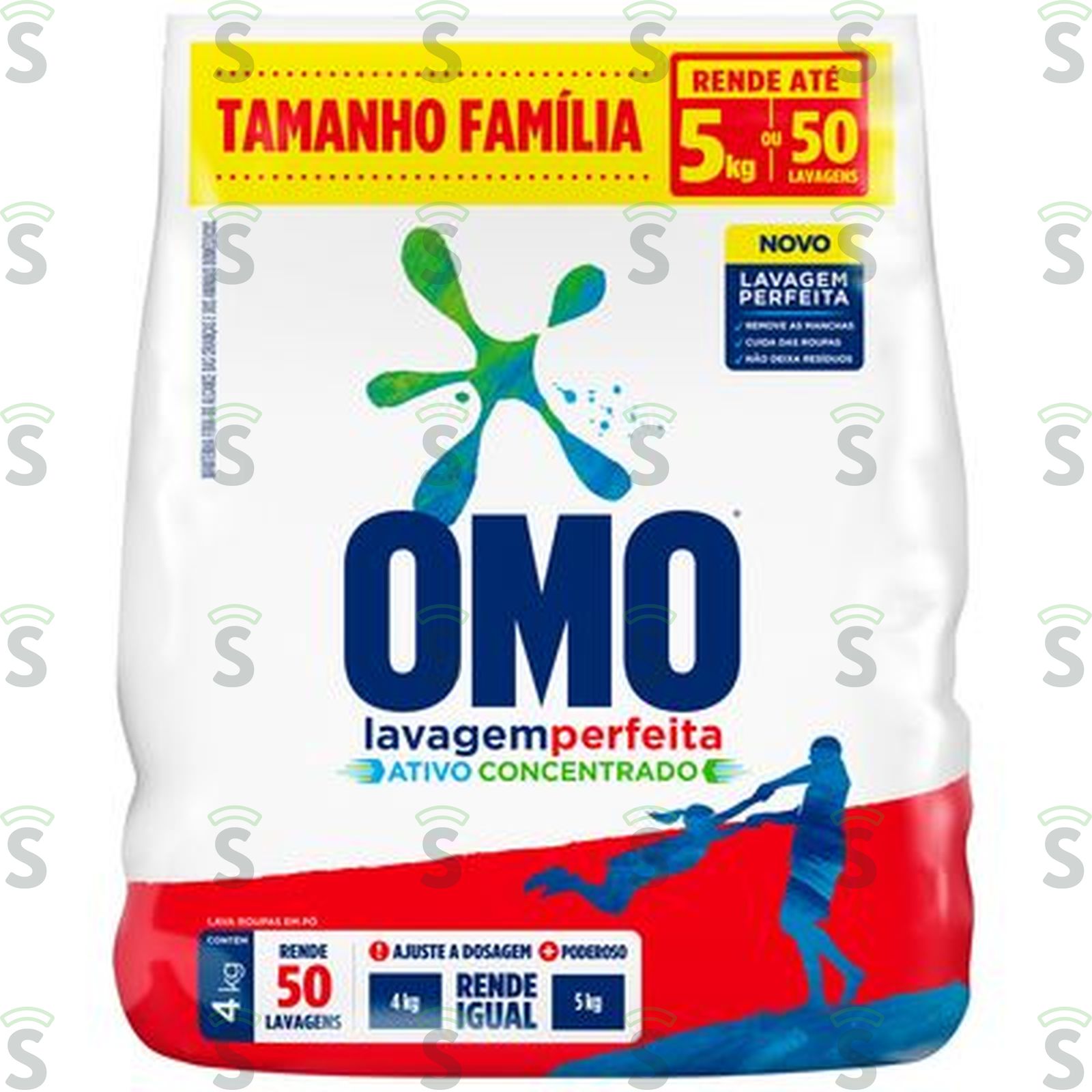 Omo-lava roupas 4kg sch lavagem perfeita