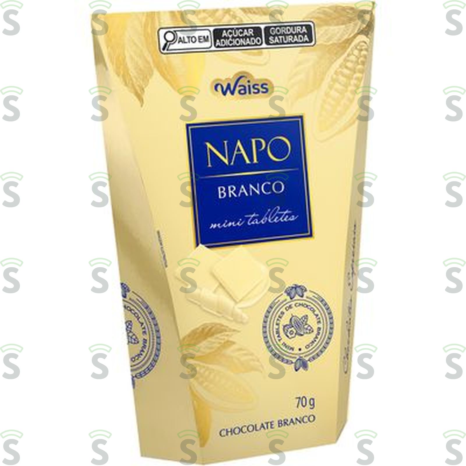 Napo Weissburg Chocolate Branco Caixa 70gr