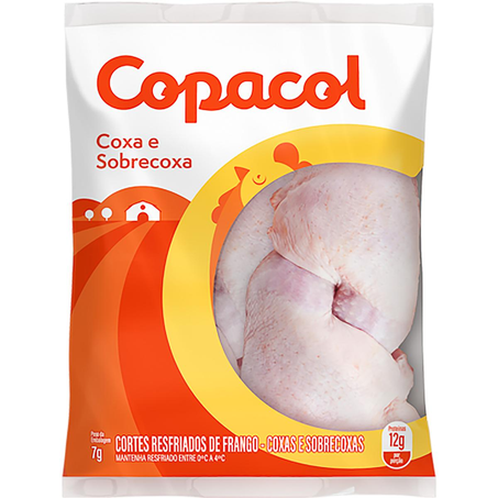 Coxa com Sobrecoxa de Frango Copacol Resfriada Kg