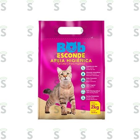  Bob Esconde-areia Higienica 2kg