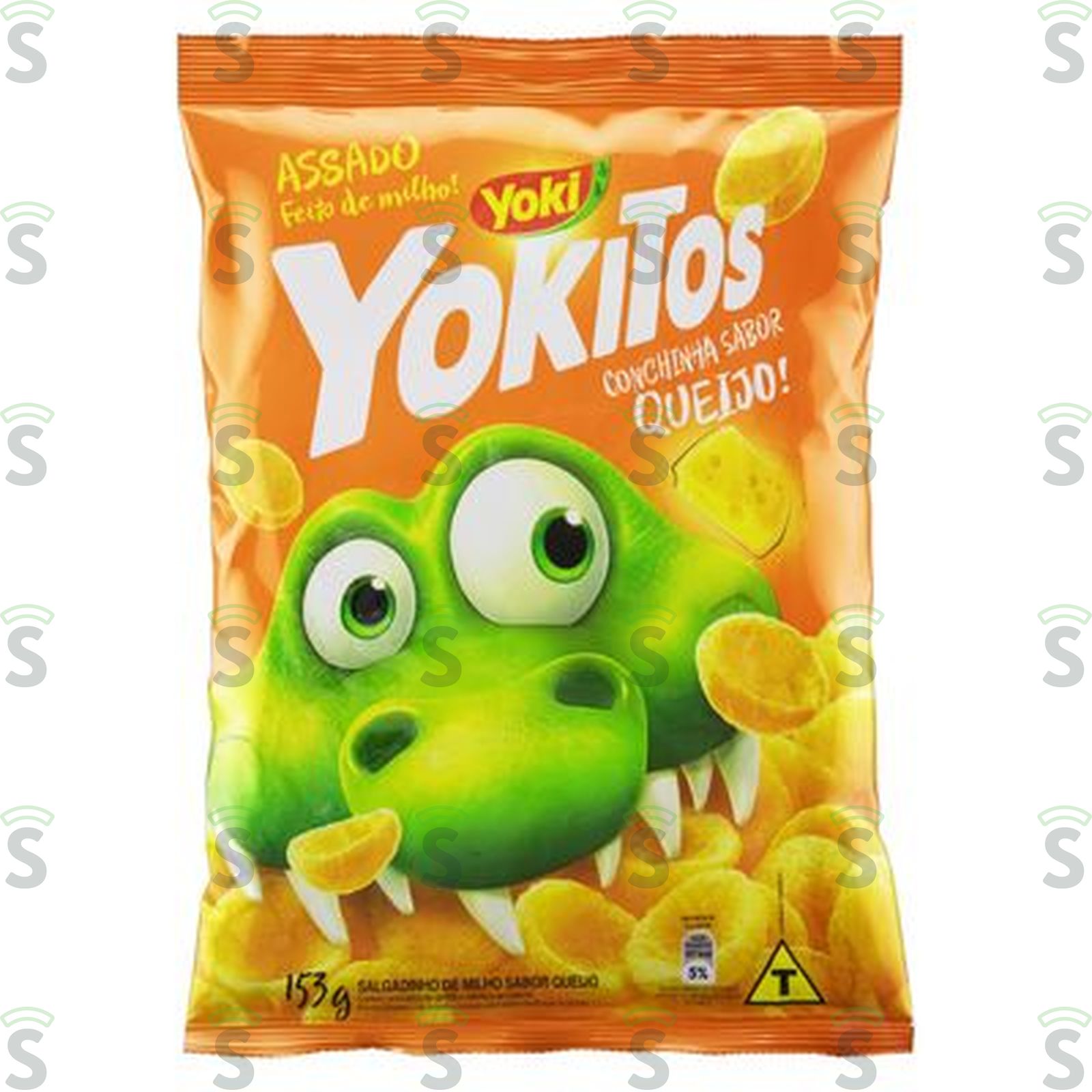 Salgadinho Yokitos Cochinhas Queijo Pacote 153G