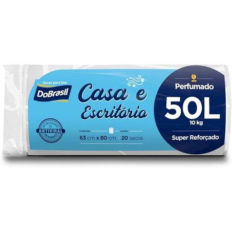SACO CASAFORT ROLO PERF CASA/ESCRIT 50L