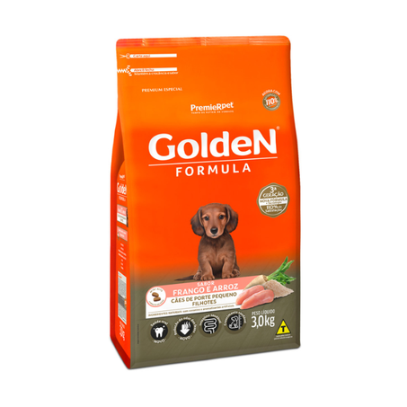 Ração Golden Fórmula Para Cães Filhotes Mini Bits Frango 1kg