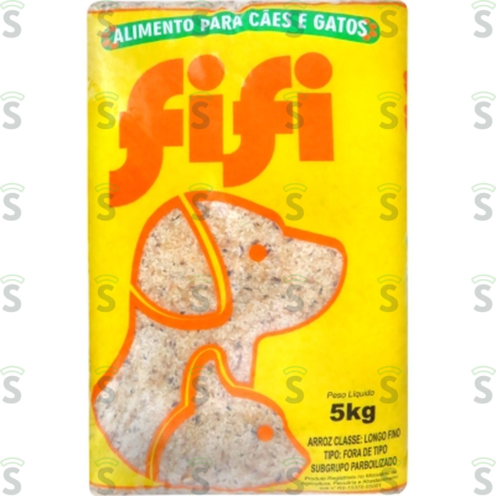 Fifi-alimento p/caes e gato 5kg(arroz)
