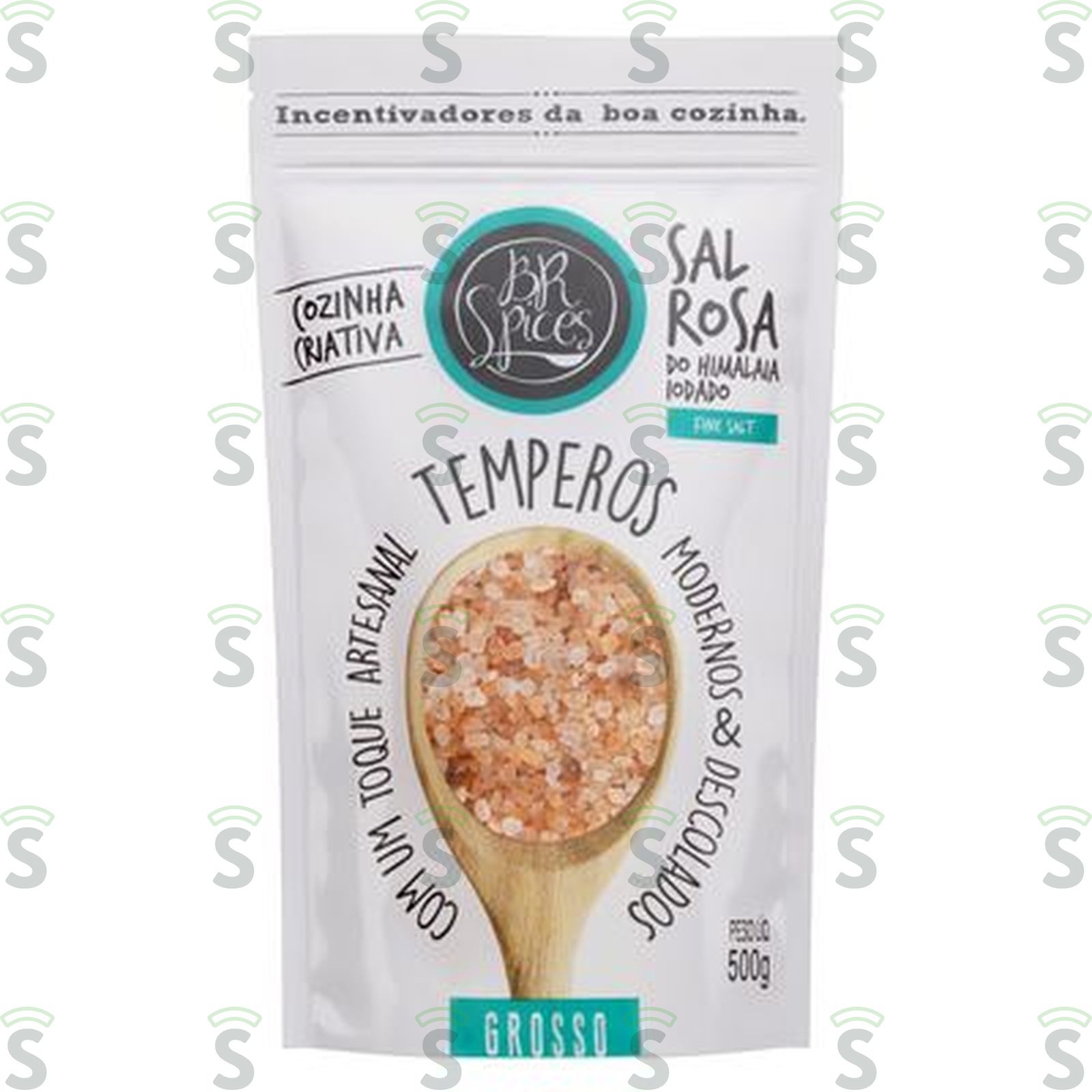 Sal Rosa Do Himalaia Grosso Br Spices Fine Salt Pouch 500G