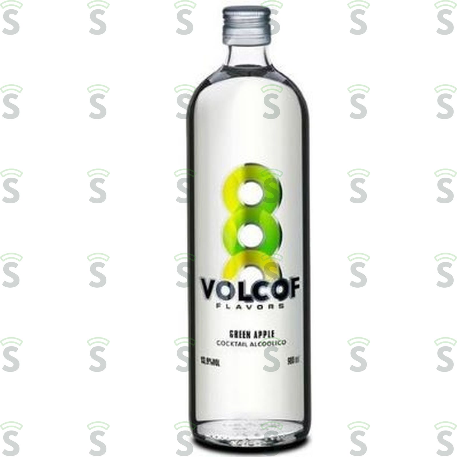 Vodka Cocktail Green Apple Volcof 900ML