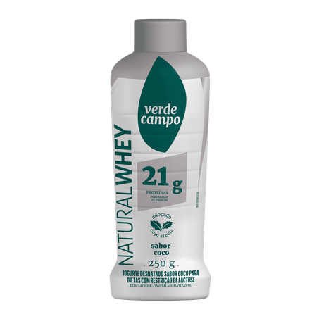 Verde Campo Iogurte Whey Coco 250G 21G De Proteína