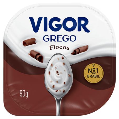 Iogurte Grego Vigor 90g - Flocos