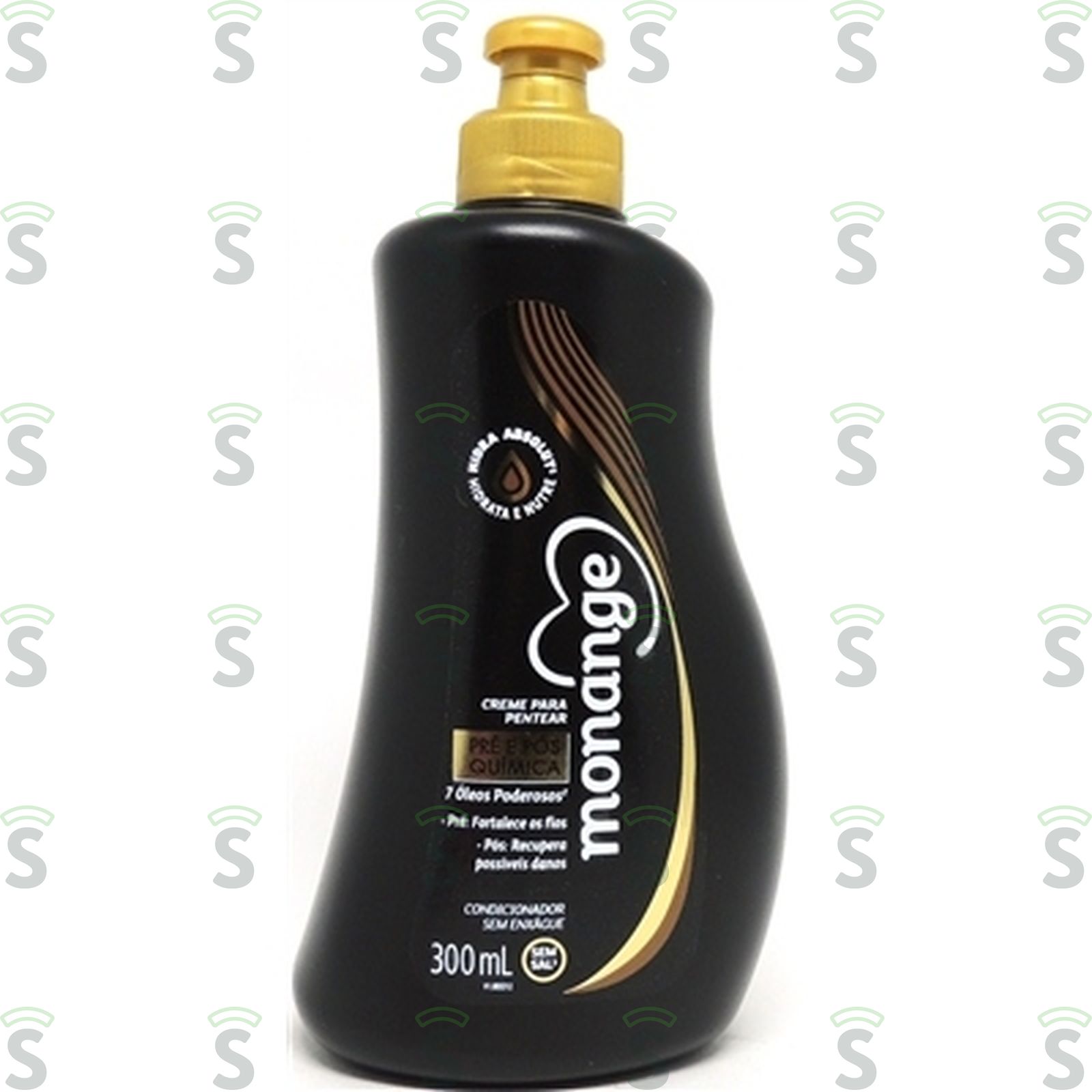 Creme para Pentear Monange Reparação Pós Química Frasco 300ml