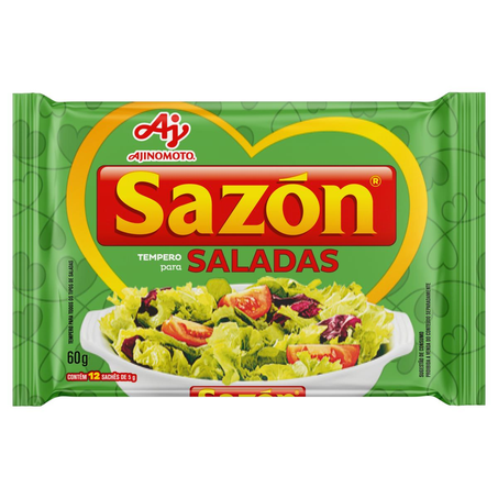 Tempero Sazón 60g - Saladas