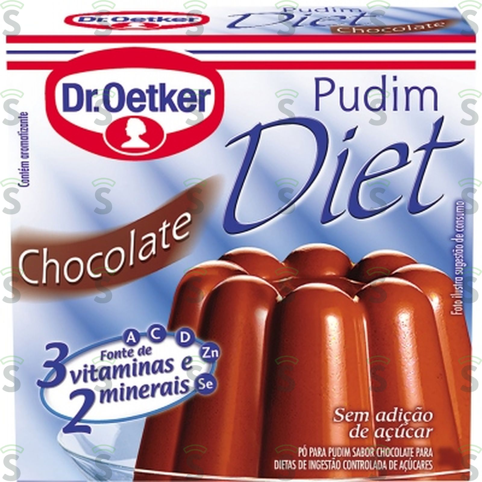 Pó para Pudim Dr Oetker Chocolate Diet Caixa 30gr