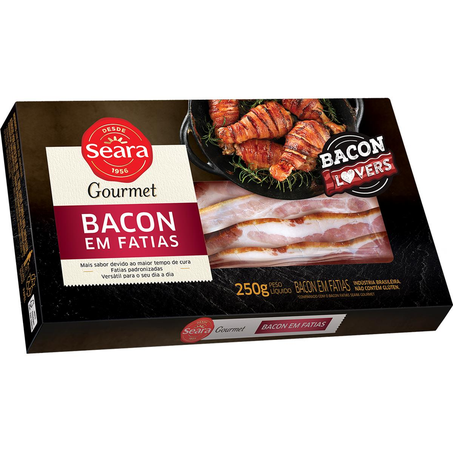 Bacon Seara Gourmet 250g - Fatias