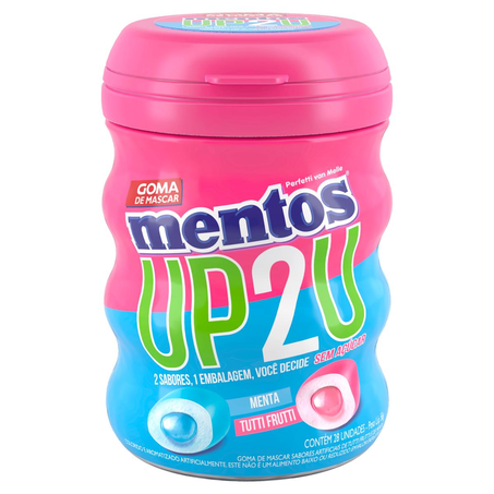 Chiclete Mentos 56g - UP2U Tutti Frutti