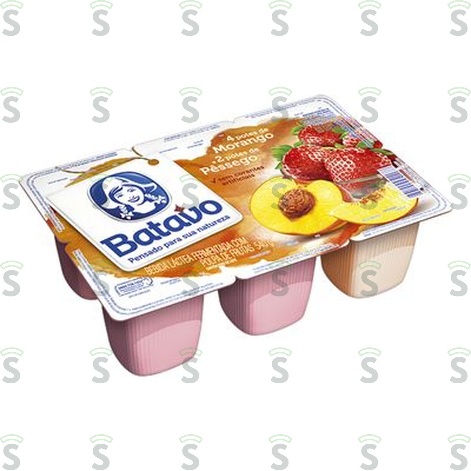 Batavo-bebida lactea 510g morango/pesseg