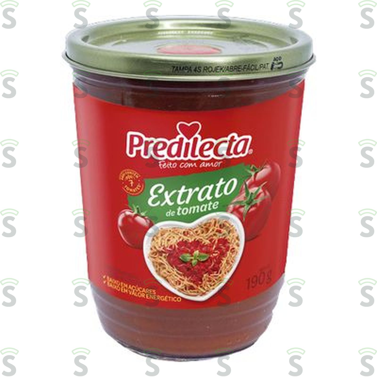 Extrato de Tomate Predilecta Pote de Vidro 190gr
