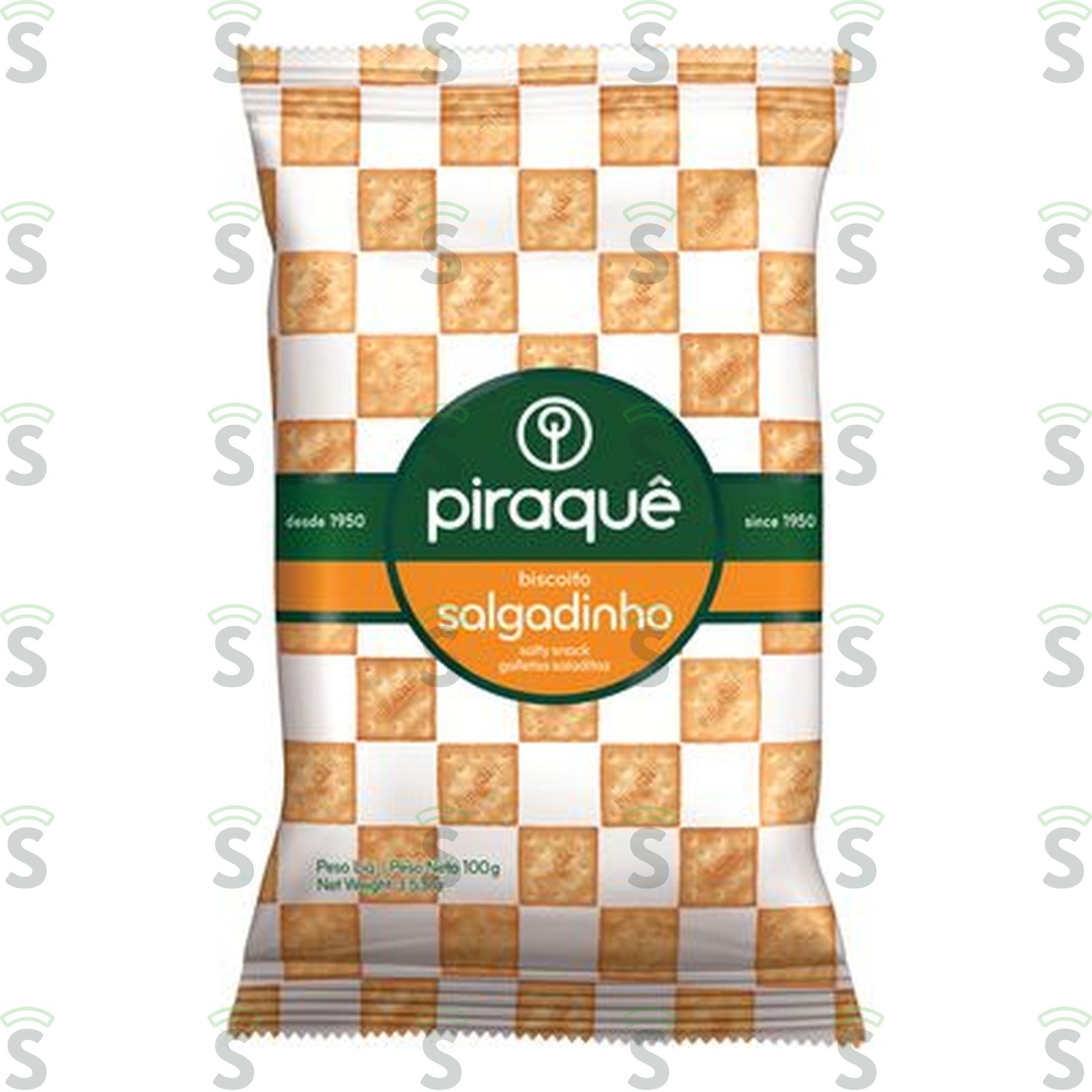 Biscoito Salgado Piraquê Salgadinho Pacote 100G
