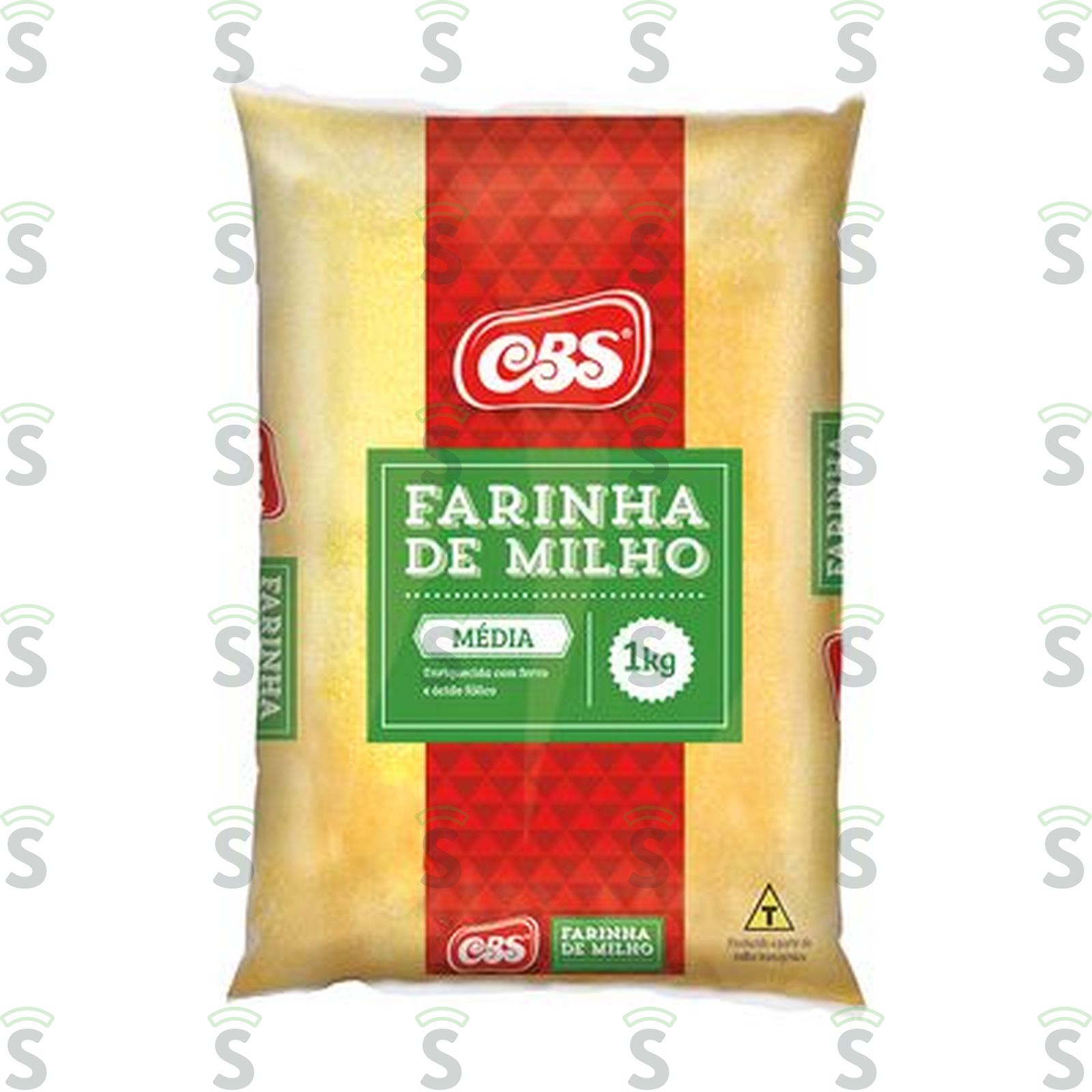 FARINHA MILHO CBS 1KG MEDIA