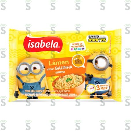 Macarrao Isabela Kids Galinha Suav 74,3g